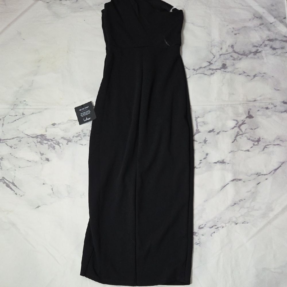 Lulu's Chic Black One-Shoulder Dress - Picture 10 of 10